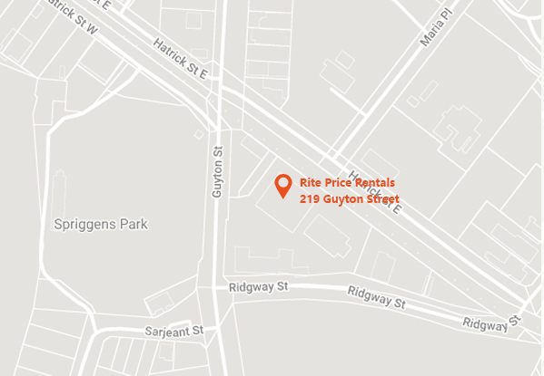 map to rite price rentals Whanganui branch